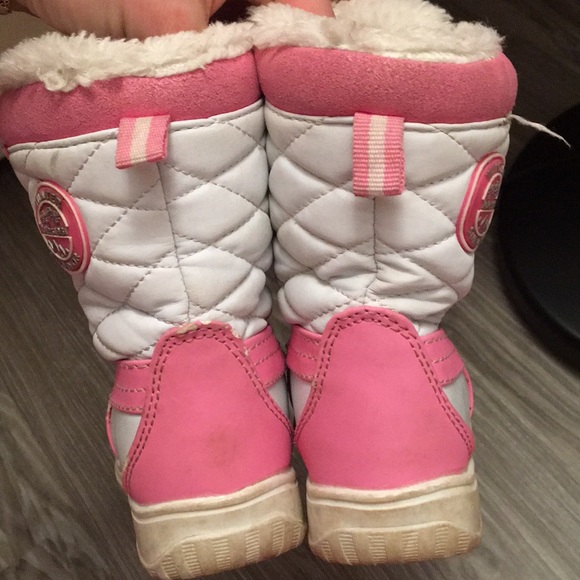 Set baby girl 18-24 Month snowsuit & boots size 5 - Picture 7 of 8